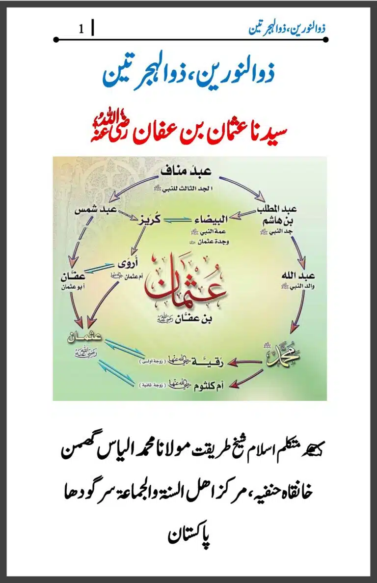 حضرت عثمان غنی رَضِیَ اللّٰہُ عَنْہ کی سیرت و کردار